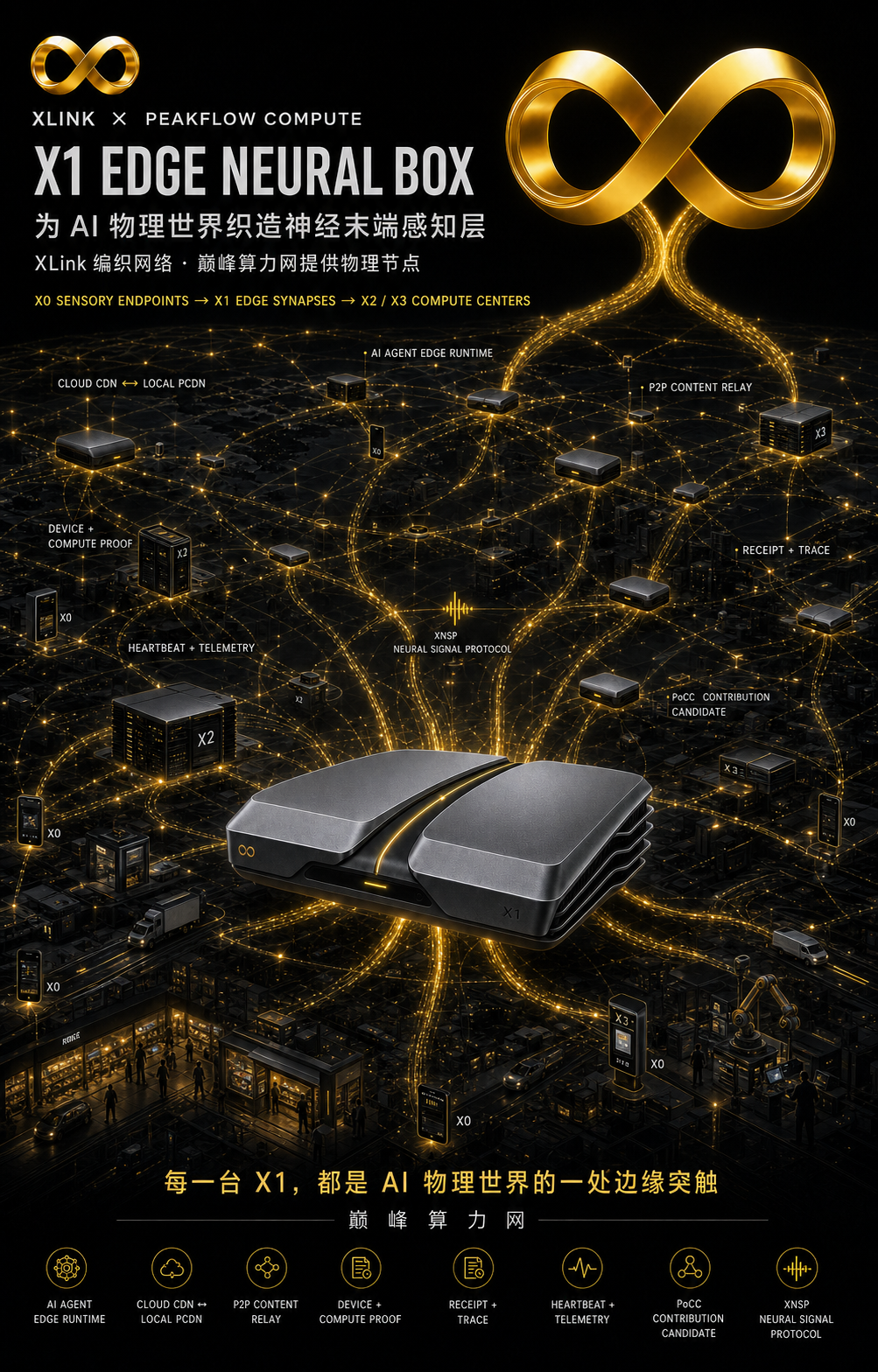 X1 边缘神经盒连接 AI 物理神经网络